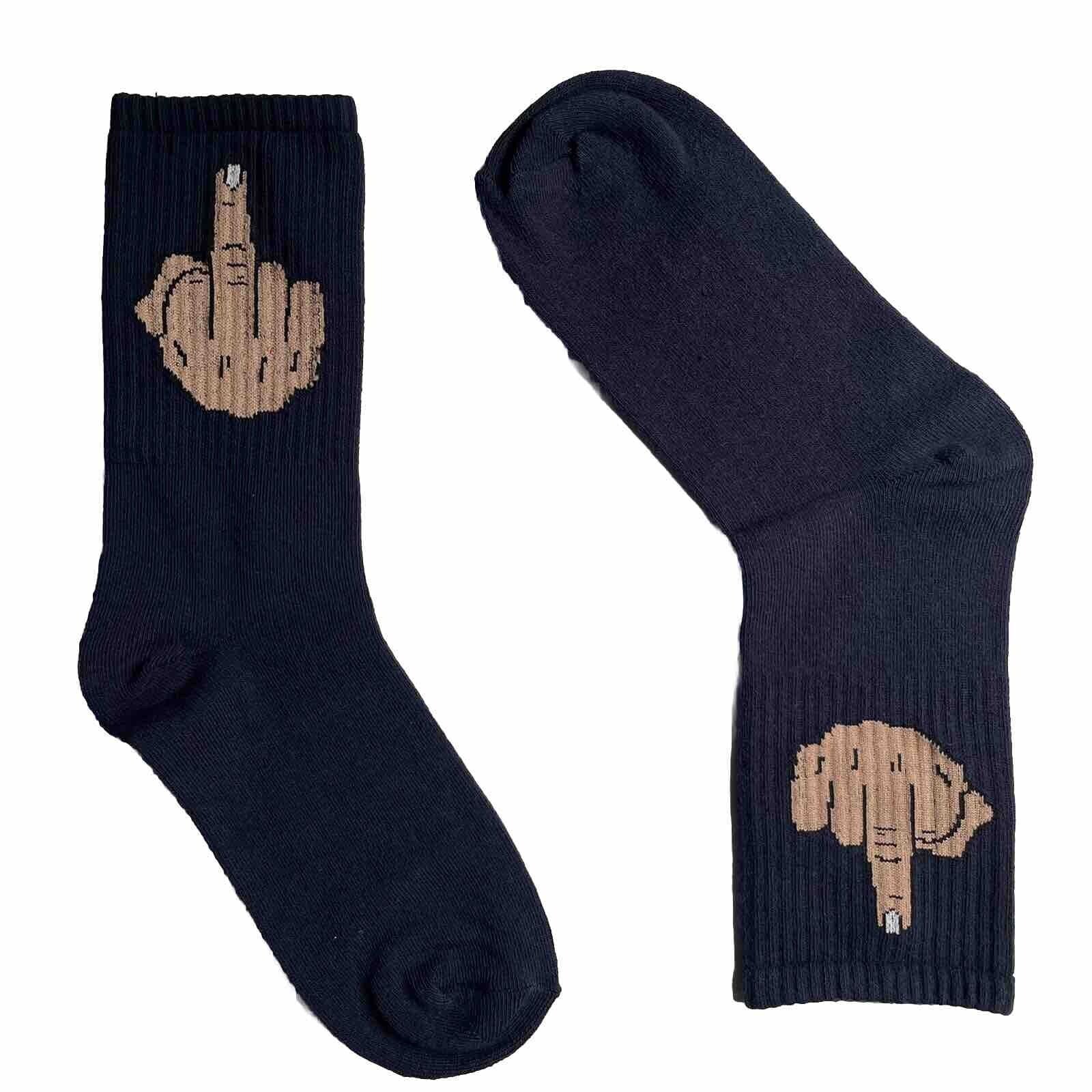 Novelty Socks Middle Finger Pairs