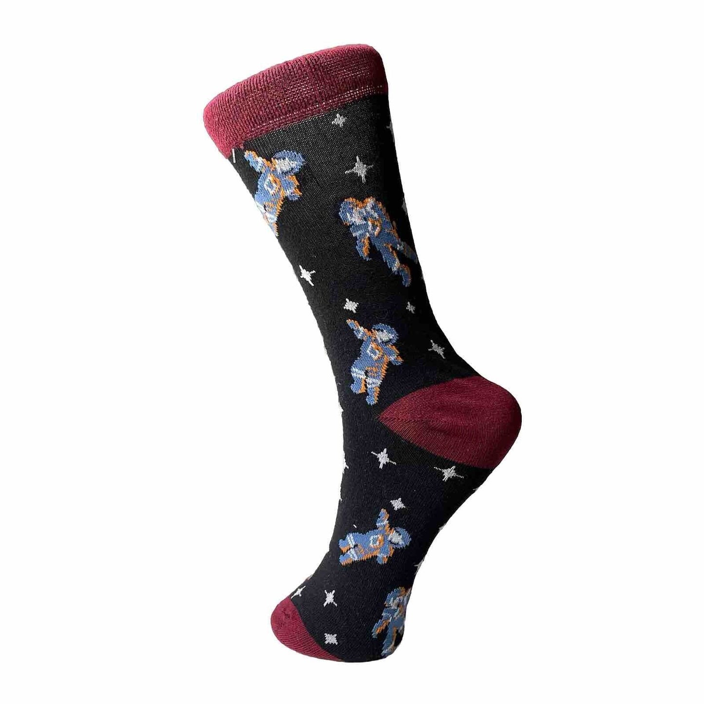 novelty fun socks astronaut side 1 