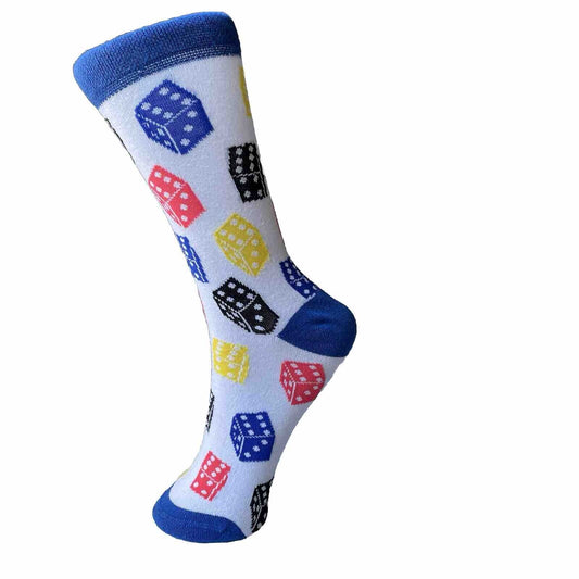 novelty fun socks dice 1 